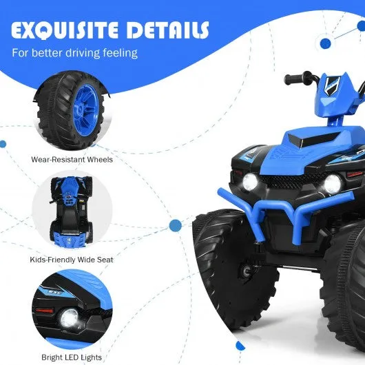 12V Kids 4-Wheeler ATV Quad Ride On Car -Navy