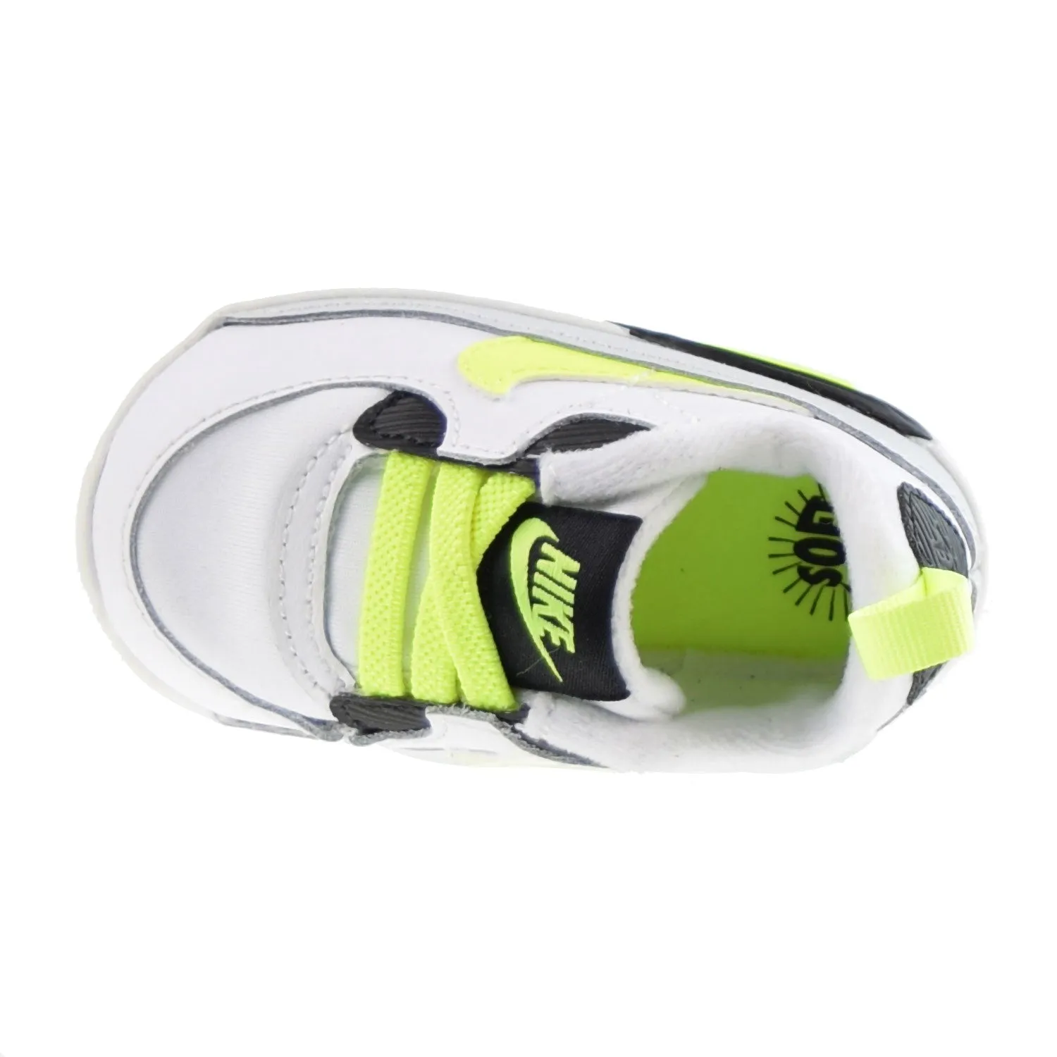 Nike Air Max 90 Crib (CB) Infants' Shoes Volt-Black-Grey