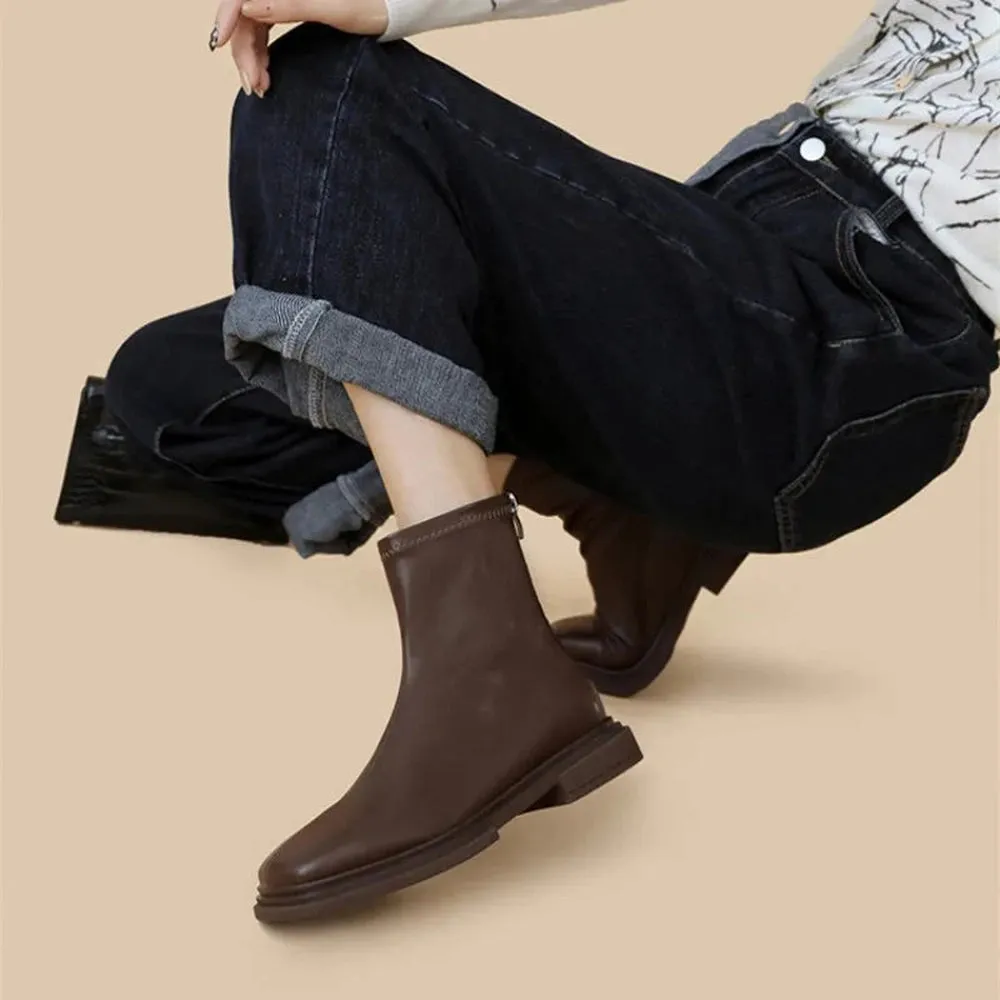 Nour Suede black Chunky Chelsea Boots