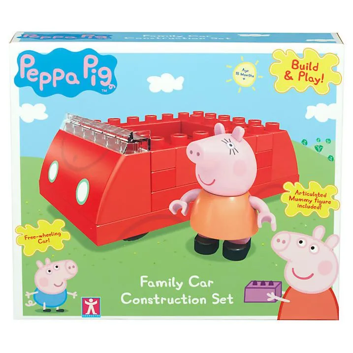PEPPA PIG - Family Car Construction Set