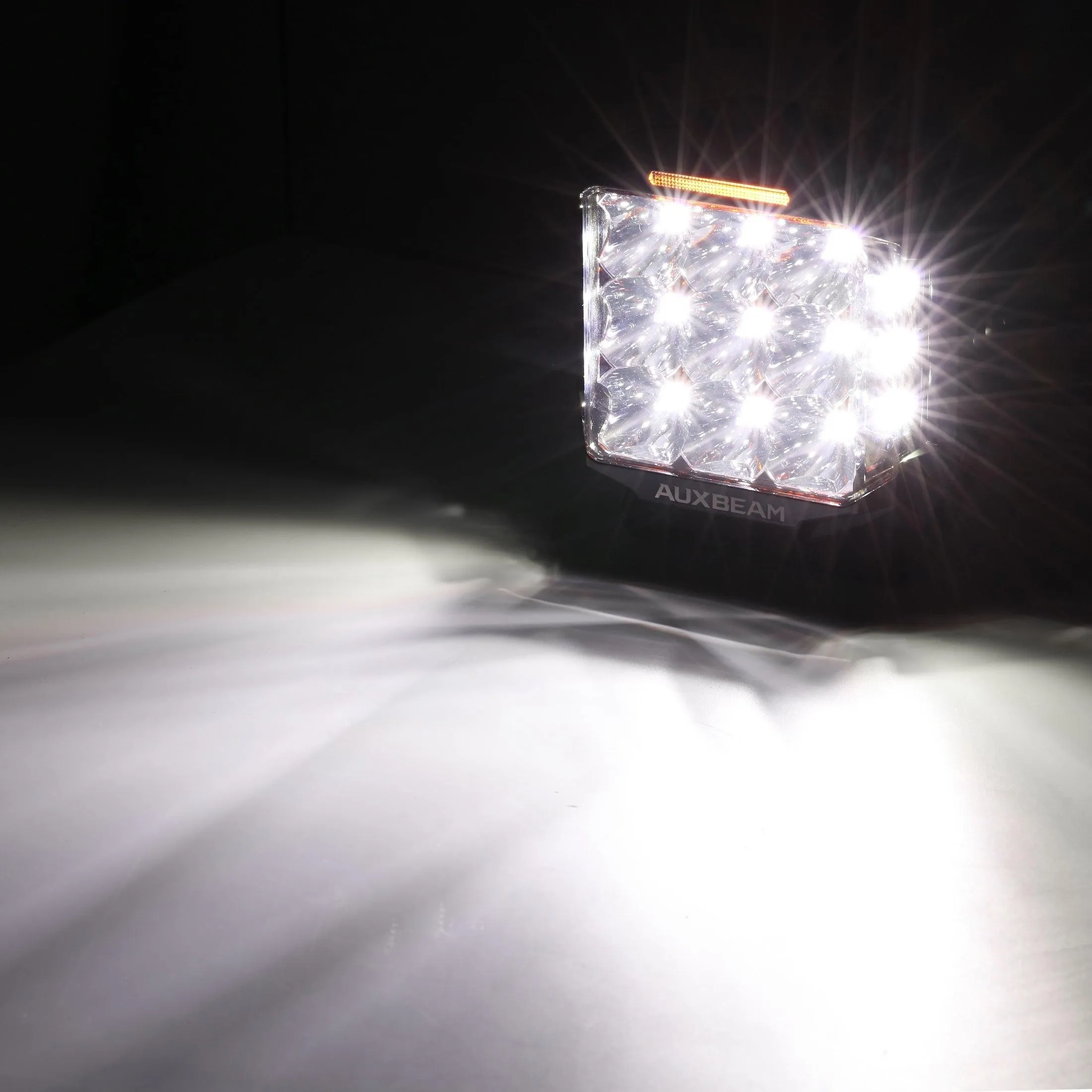 V-MAX Series | 7 Inch 228W 26100LM Combo Beam Side Shooter LED Round Driving Lights with Amber DRL&Backlight