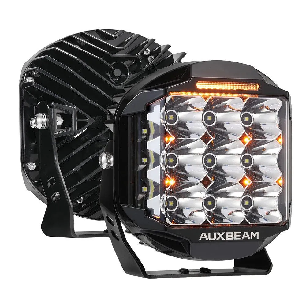 V-MAX Series | 7 Inch 228W 26100LM Combo Beam Side Shooter LED Round Driving Lights with Amber DRL&Backlight