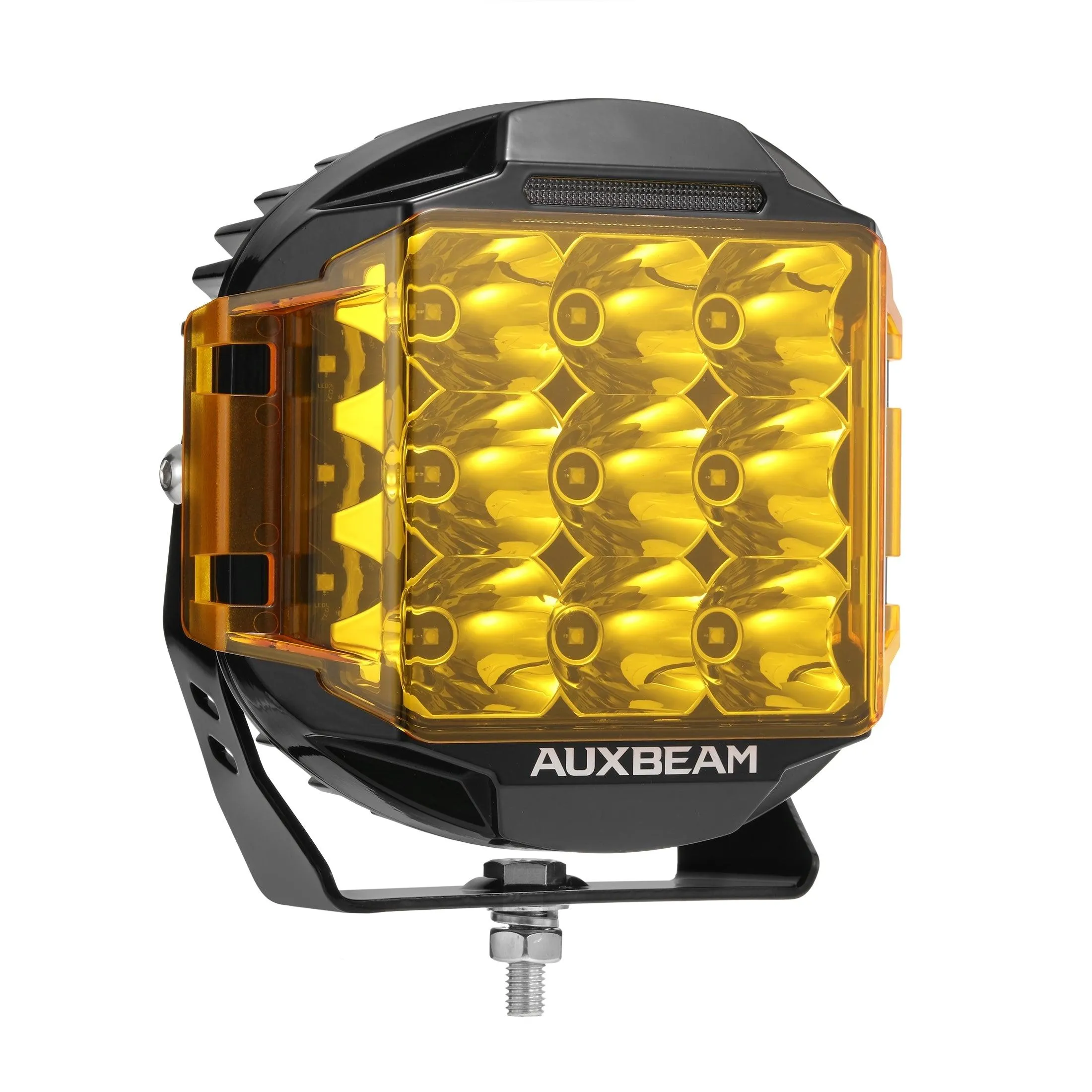V-MAX Series | 7 Inch 228W 26100LM Combo Beam Side Shooter LED Round Driving Lights with Amber DRL&Backlight