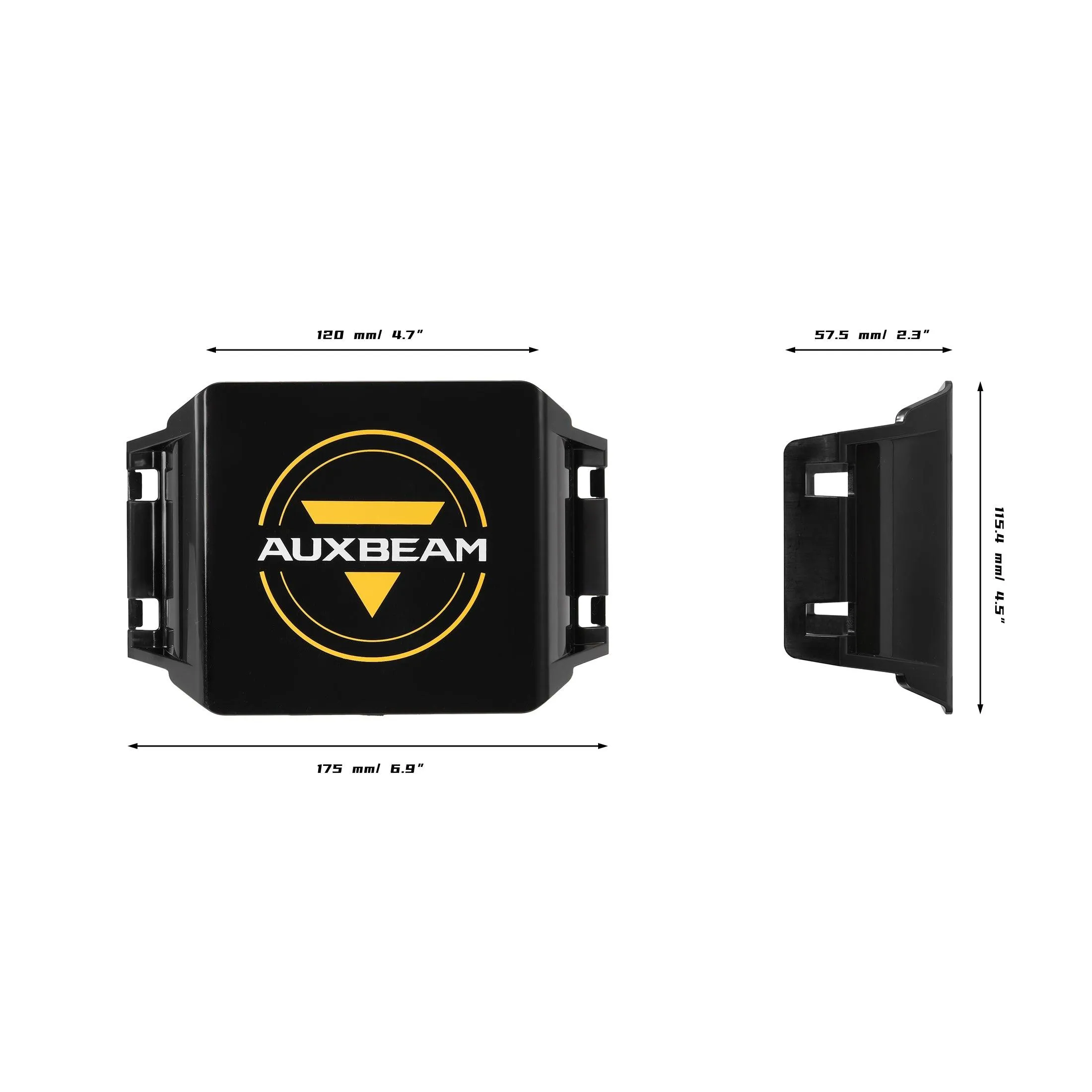 V-MAX Series | 7 Inch 228W 26100LM Combo Beam Side Shooter LED Round Driving Lights with Amber DRL&Backlight