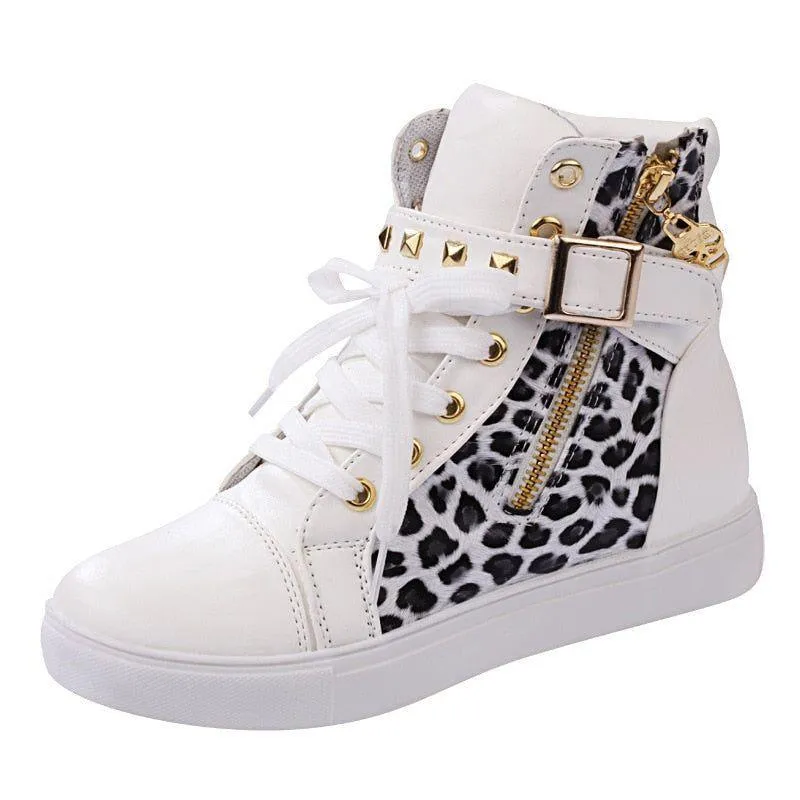 Women's Casual Shoes White Solid Tennis Fashion Sneakers YHH!S0322